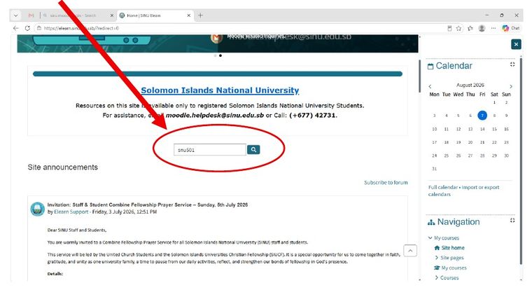 Screenshot for Step 6: Search for your unit