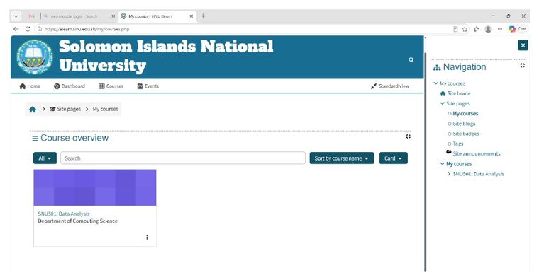 Screenshot for Step 10: Check your enrolled units